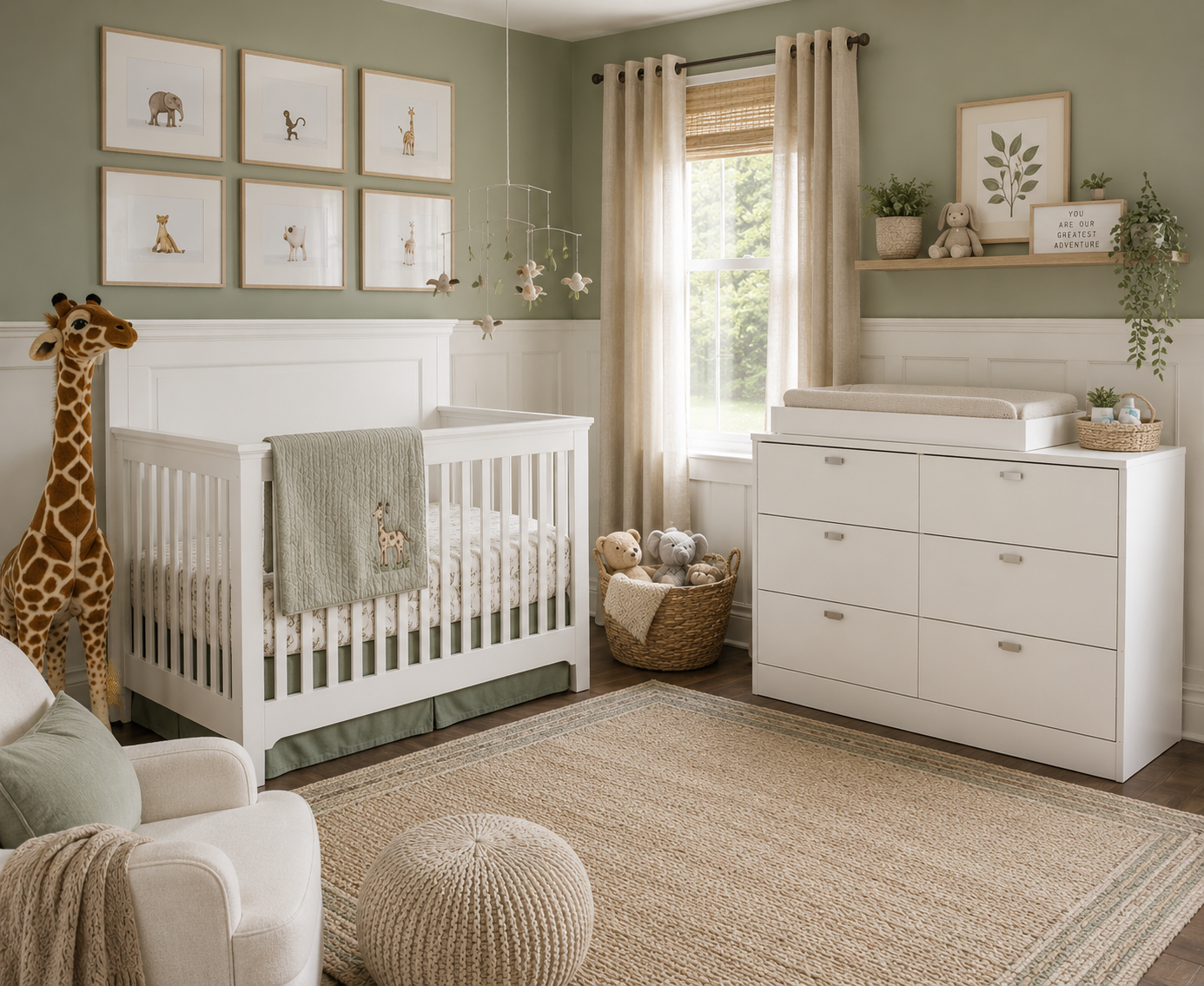Arlo 2-Piece Nursery Furniture Set in White | 4-in-1 Convertible Crib Bambino Furniture Arlo 2-Piece Nursery Furniture Set in White | 4-in-1 Convertible Crib Bambino Furniture