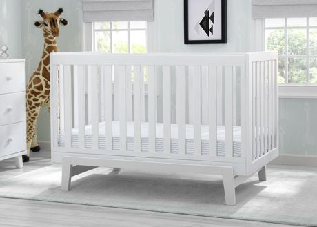 Jasmine 3-1 Convertible Crib All-White – Bambino Furniture