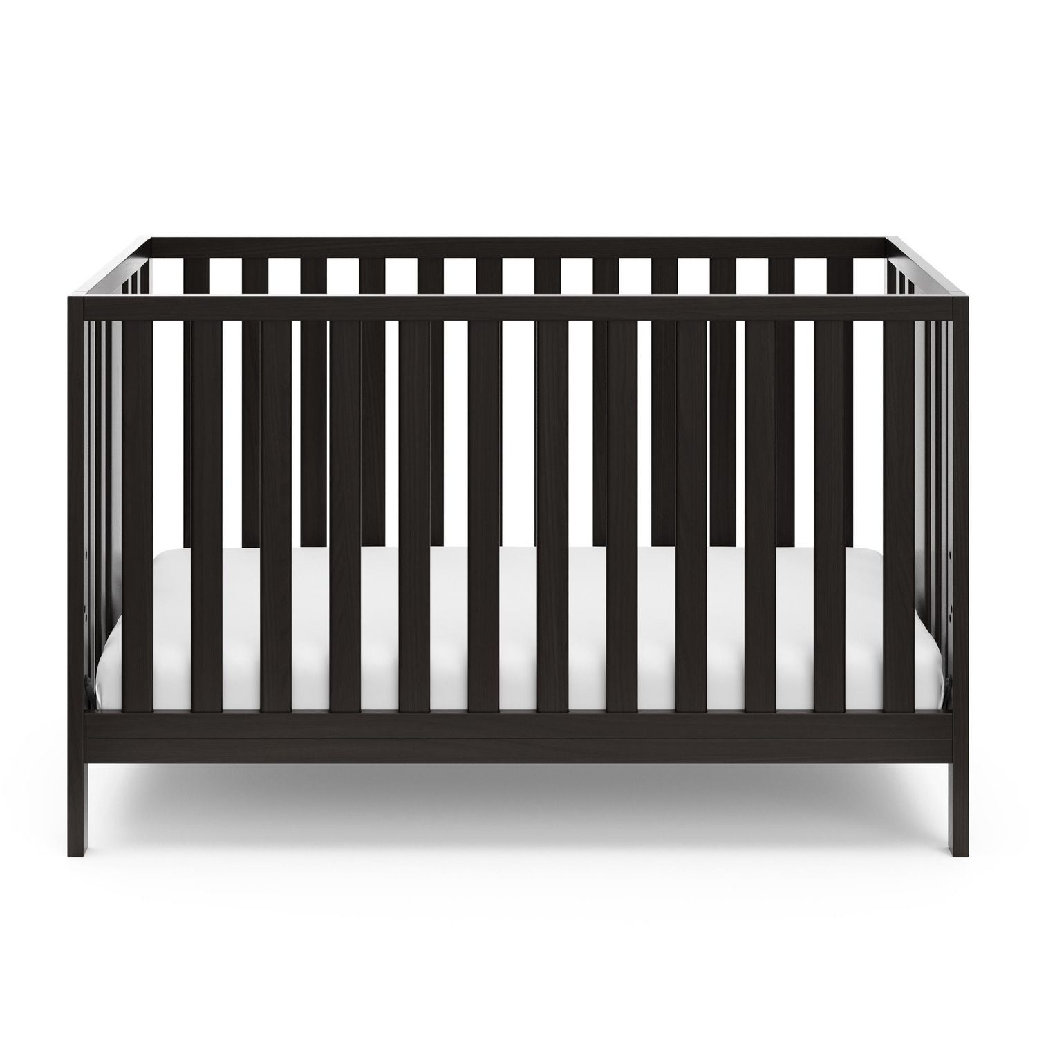 Convertible Crib Black Baby Bed Graco Asheville 4-in-1 Convertible