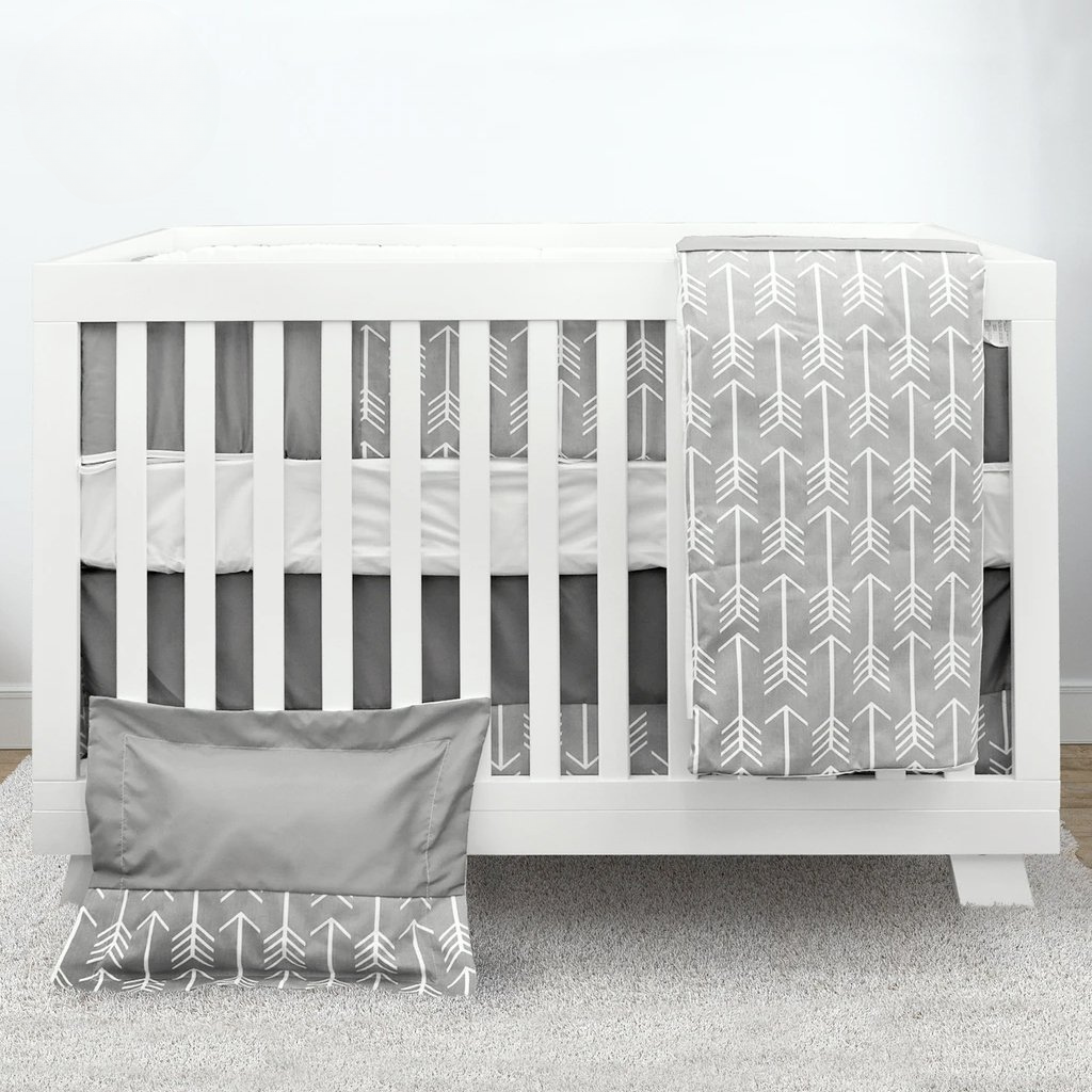 Baby boy arrow crib top bedding