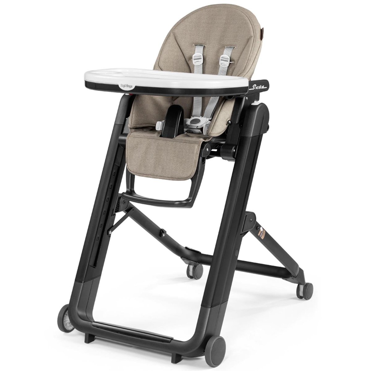 SIESTA HIGH CHAIR - ECO LEATHER | GINGER GREY