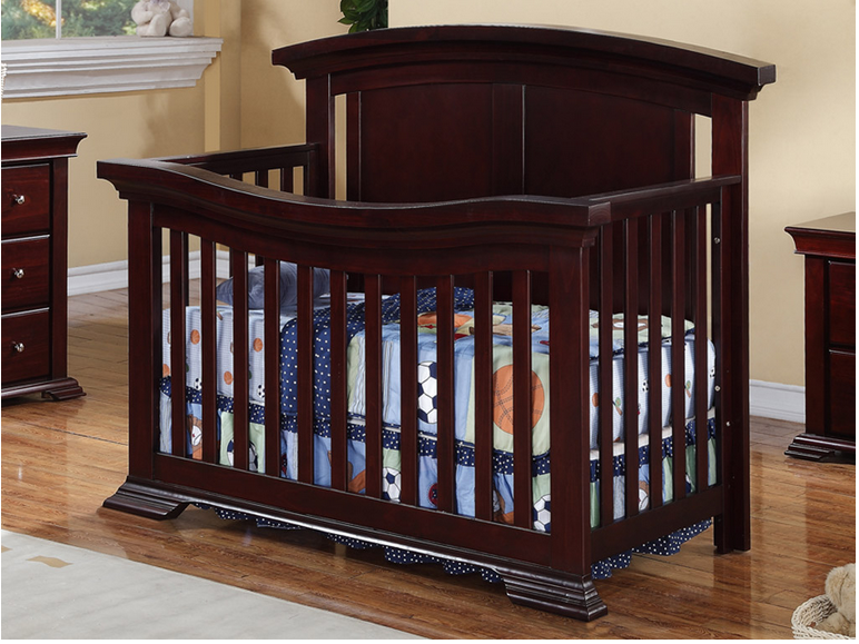 Crib sales cherry wood