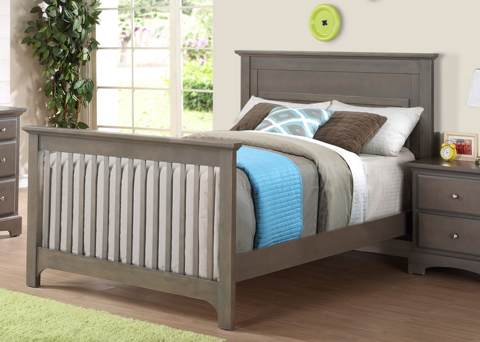 Ledger Converted Crib Grey Bambino Furniture