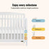 Gwen 4-in-1 Convertible Crib | White