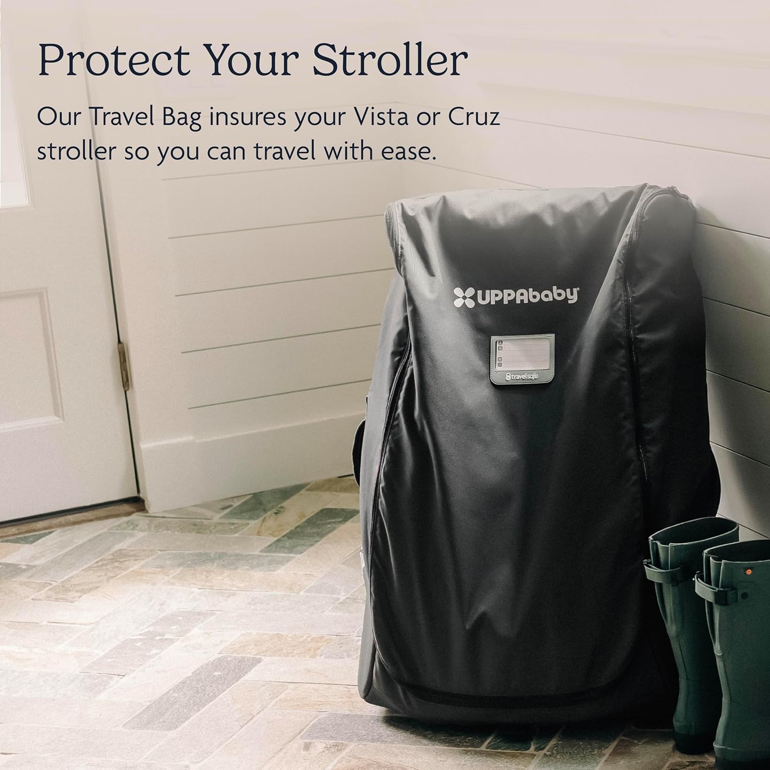 uppababy travelsafe program UPPAbaby Travel Bag for Vista and Cruz Strollers
