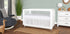 4-in-1 Convertible Crib Acrylic | White