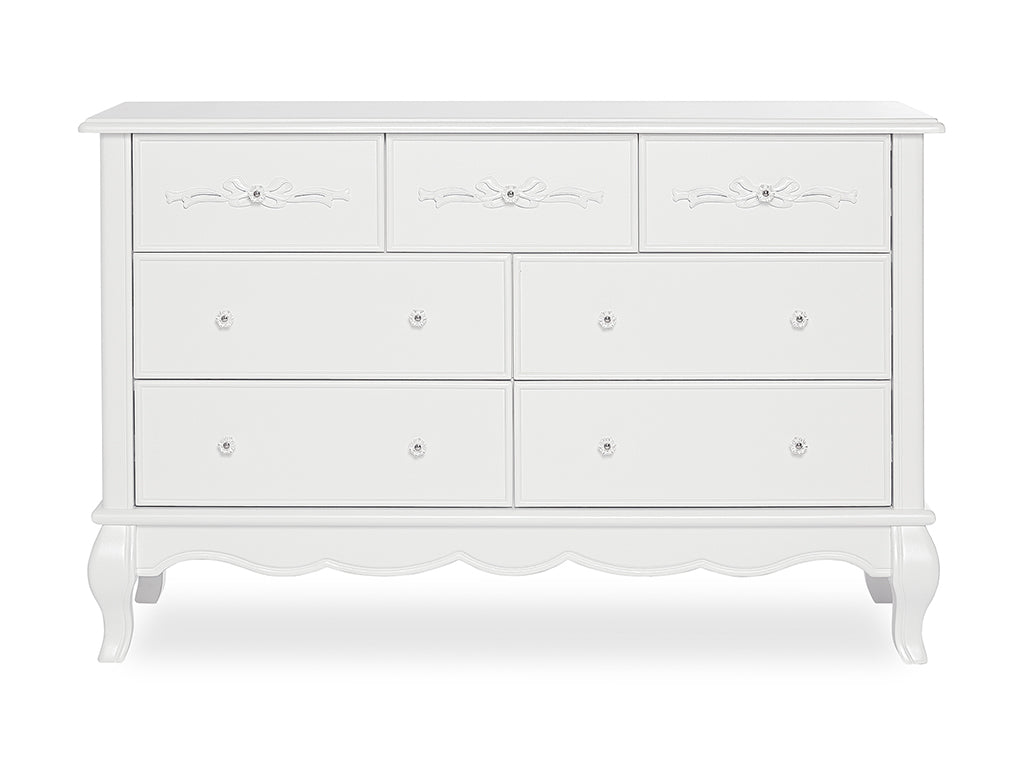 Aria 7 Drawer Dresser | White