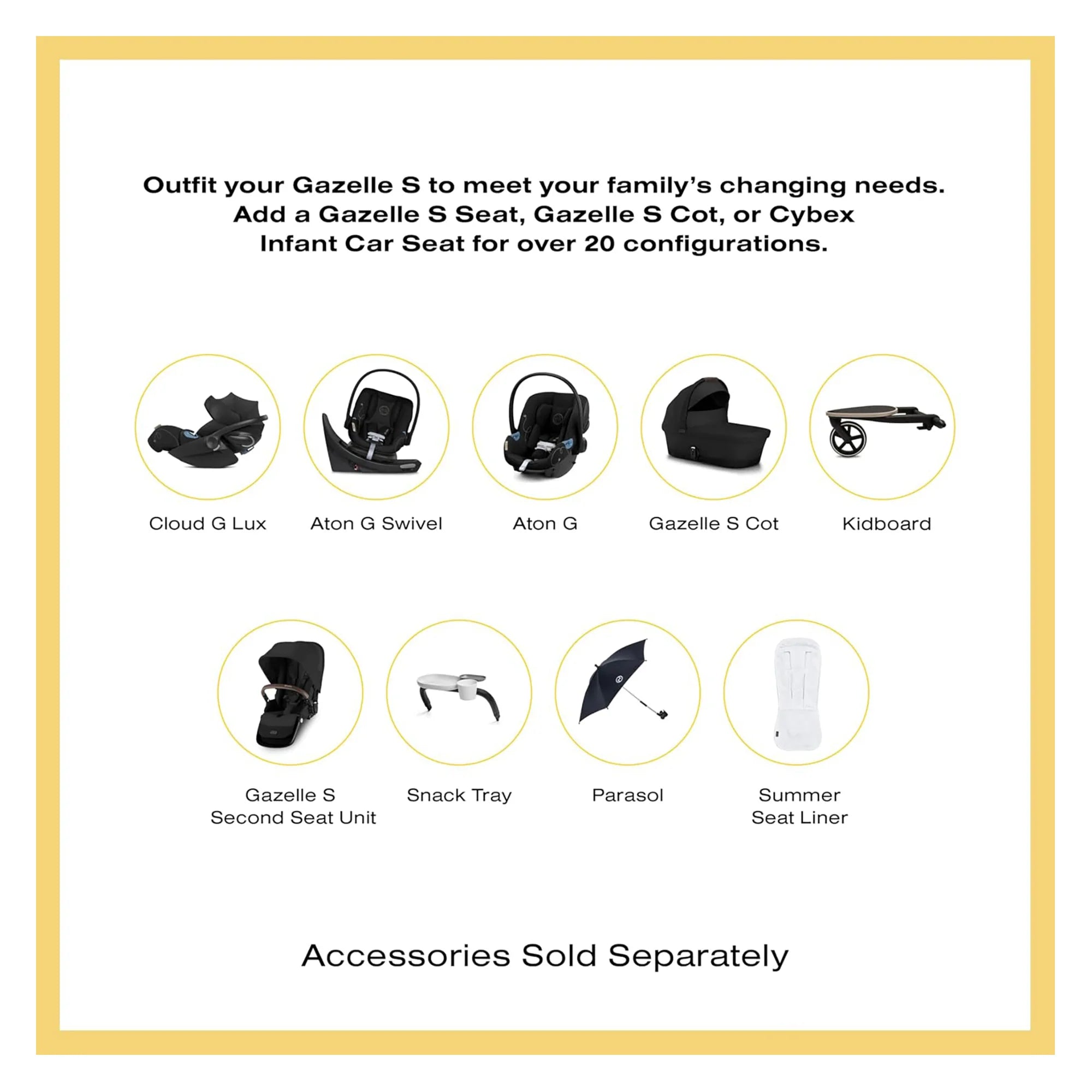 CYBEX Gazelle S + Cloud G Comfort Extend Travel System