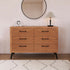 Walnut 5-in-1 Convertible Crib with Dresser