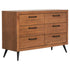 Walnut 5-in-1 Convertible Crib with Dresser