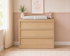 Elio Natural Oak 3-Drawer Dresser