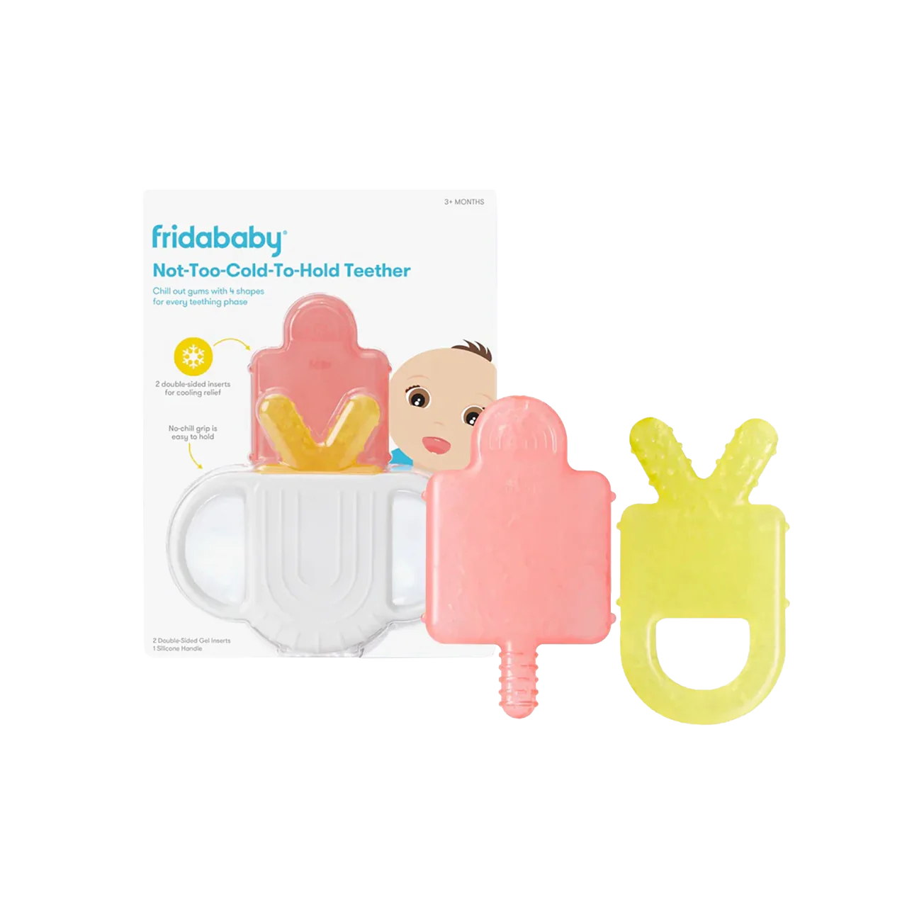 FRIDABABY Not-Too-Cold-to-Hold Teether