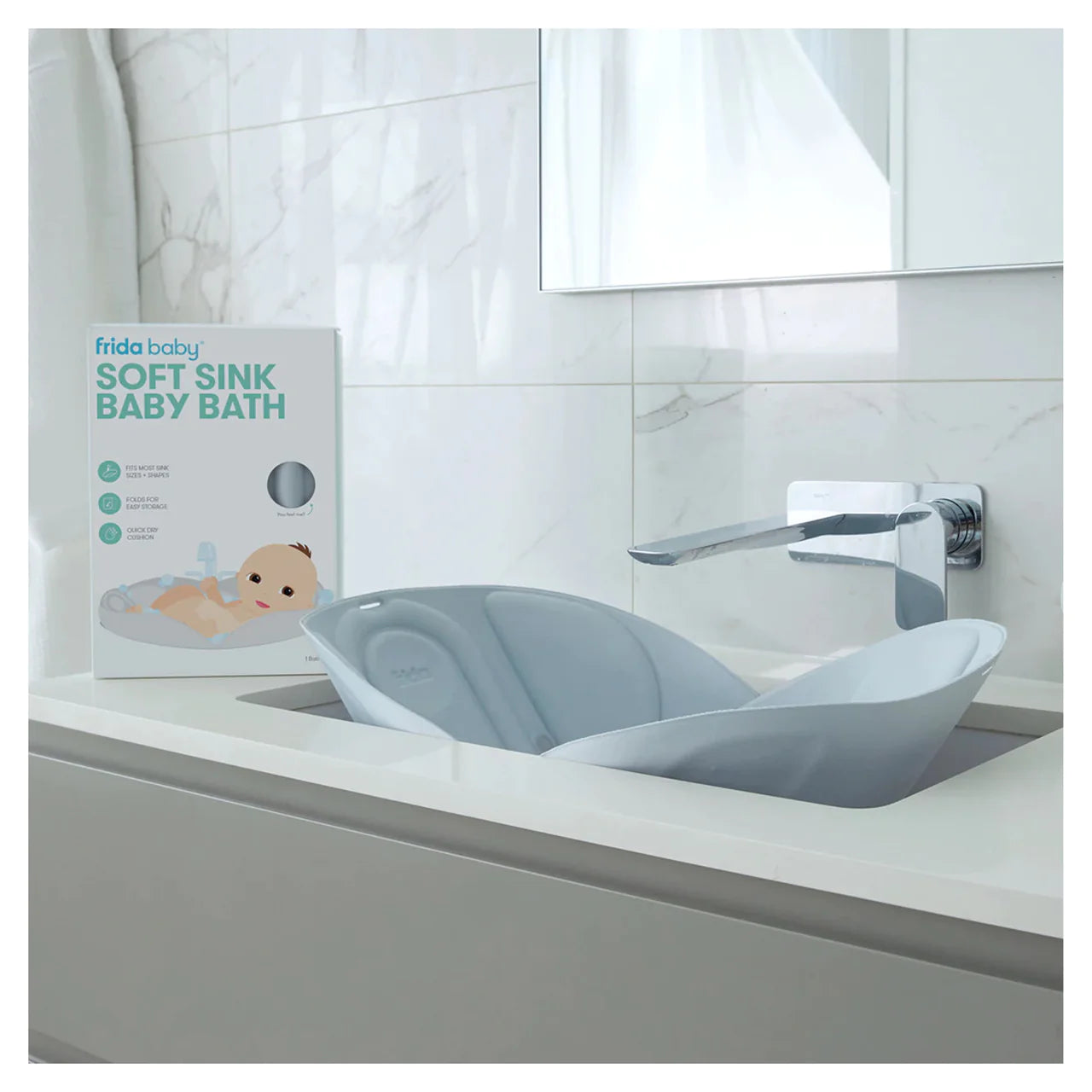 FRIDABABY Soft Sink Baby Bath