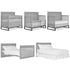 Kyo 5-in-1 Convertible Crib | Grey