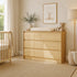 Lucian Collection | Natural Crib & 6-Drawer Dresser Set