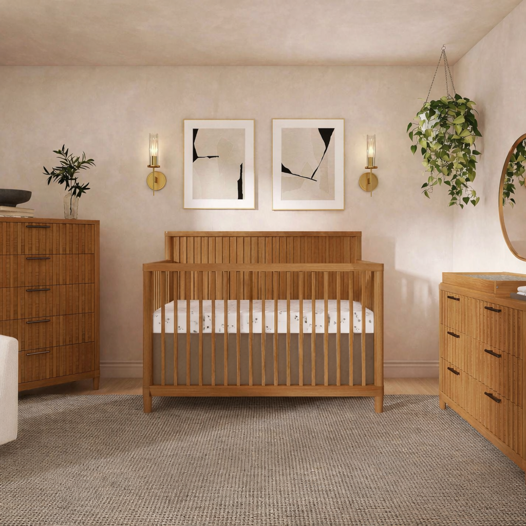 Luca 2-Piece Nursery Collection | Natural Oak