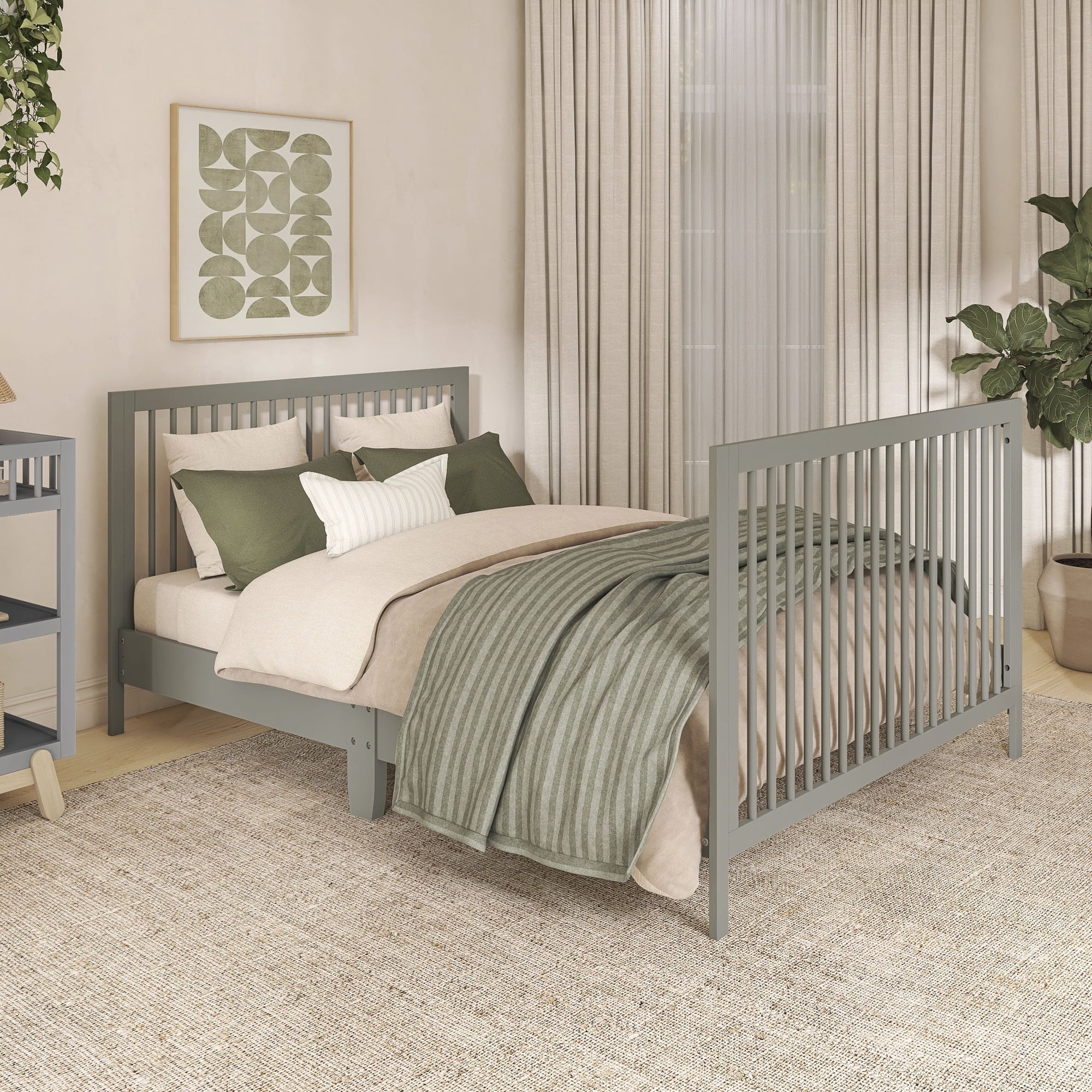 Lucien 5-in-1 Convertible Crib | Alpine Sage