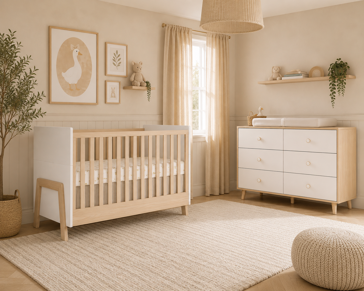 Luma Collection | White and Vintage Oak