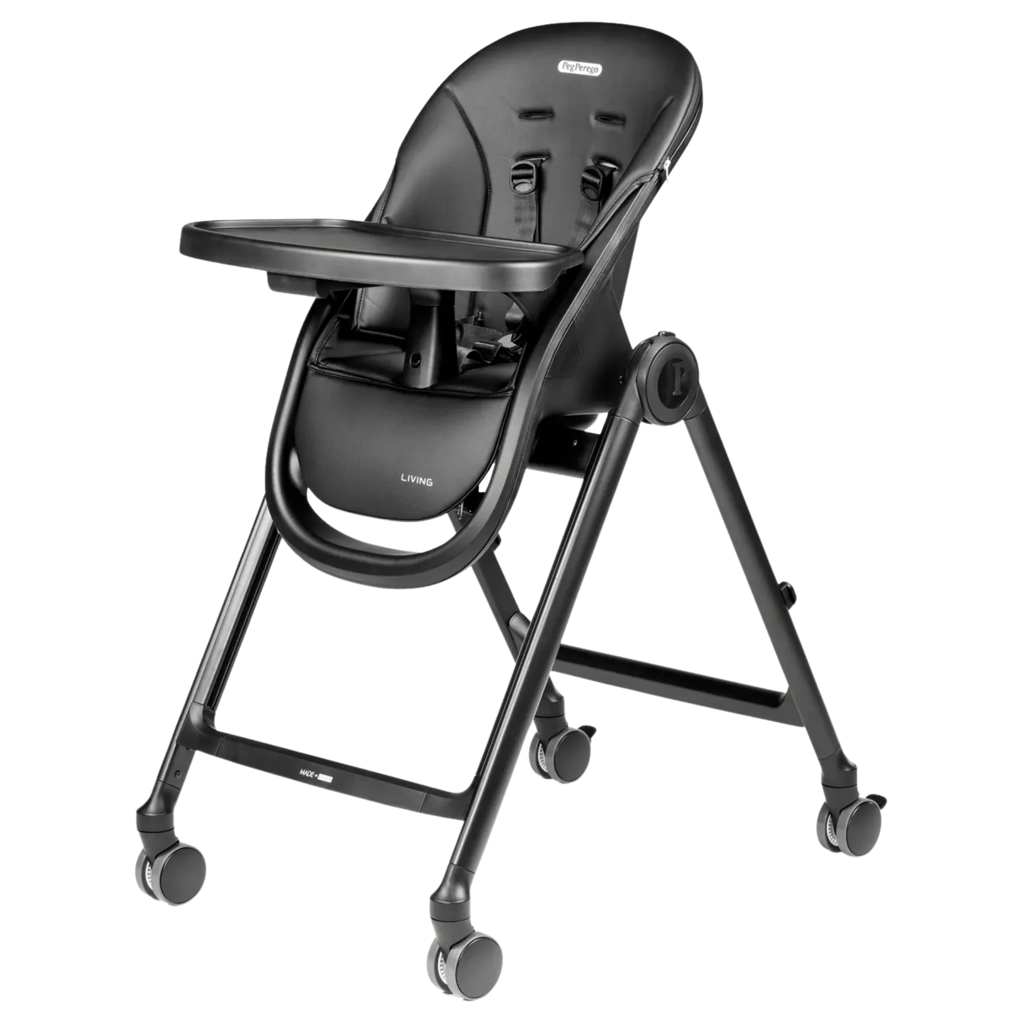 Peg Perego Living High Chair | True Black