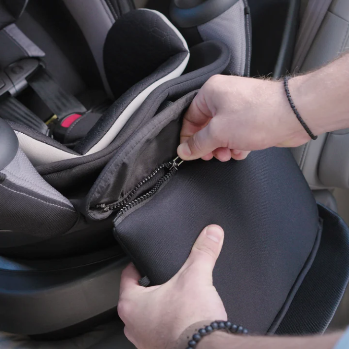 Evenflo Revolve360 Extend Rotational All-In-One Convertible Car Seat With Quick Clean Cover Revere Gray