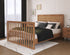 Walnut 5-in-1 Convertible Crib with Dresser