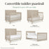 Avignon 4-in-1 Convertible Crib | Sando