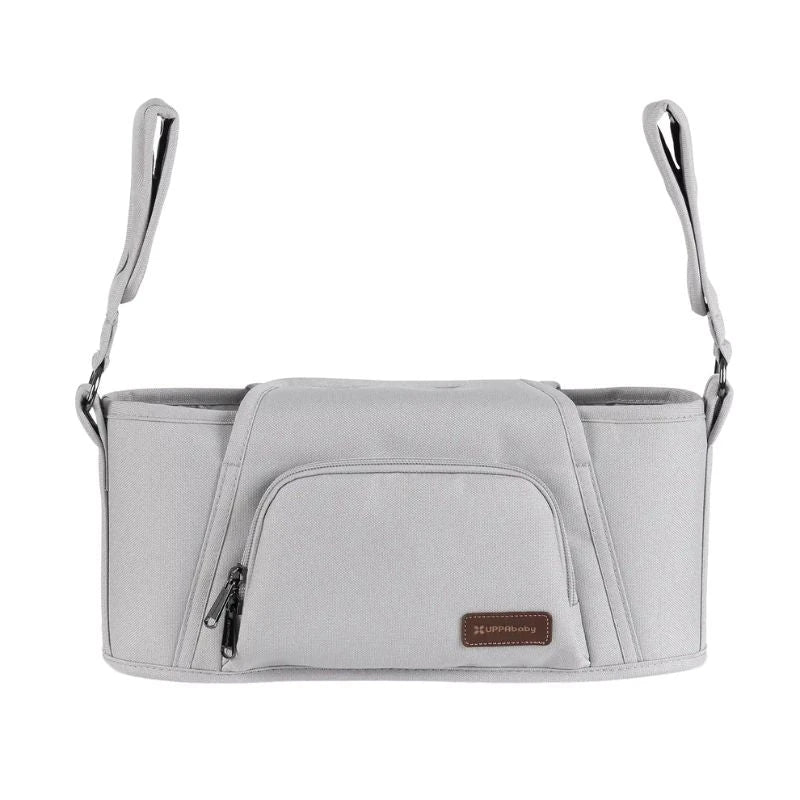 UPPAbaby Carry-All Parent Organizer Light Grey front view