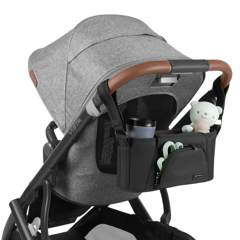 UPPAbaby Carry-All Parent Organizer Light Grey stroller compatibility view