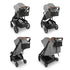 UPPAbaby Carry-All Parent Organizer Light Grey stroller lifestyle close-up