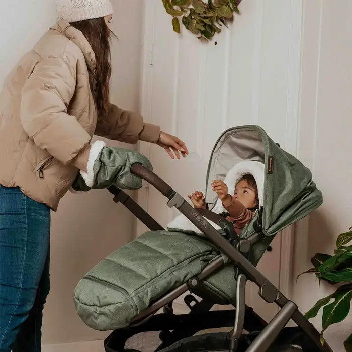 UPPAbaby CozyGanoosh 2025 Greyson lifestyle view
