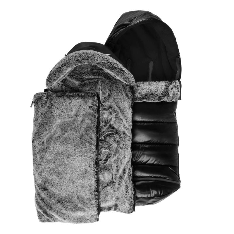 UPPAbaby Cozy Ganoosh Luxe Lyla Onyx Nylon close-up detail
