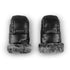 UPPAbaby CozyHandmuffs Luxe Lyla Onyx Nylon faux fur detail
