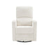 Coco Teddy Fabric Swivel Glider Recliner Chair