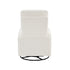 Coco Teddy Fabric Swivel Glider Recliner Chair