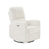 Coco Teddy Fabric Swivel Glider Recliner Chair