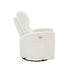 Coco Teddy Fabric Swivel Glider Recliner Chair