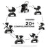 CYBEX Gazelle S + Cloud G Comfort Extend Travel System