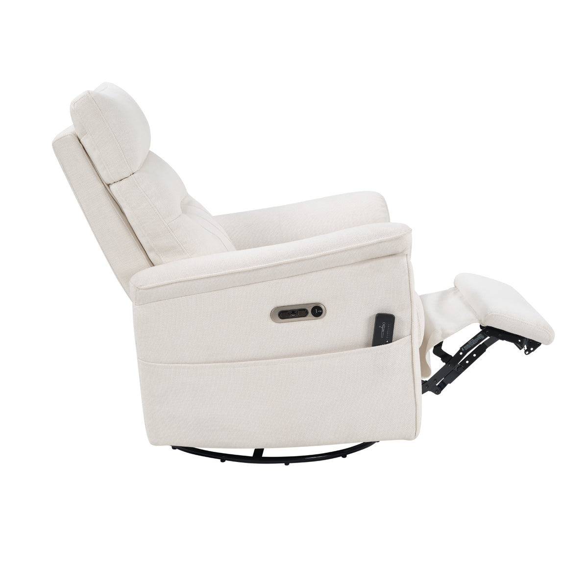 Harley Power Massage Swivel Glider Recliner Chair
