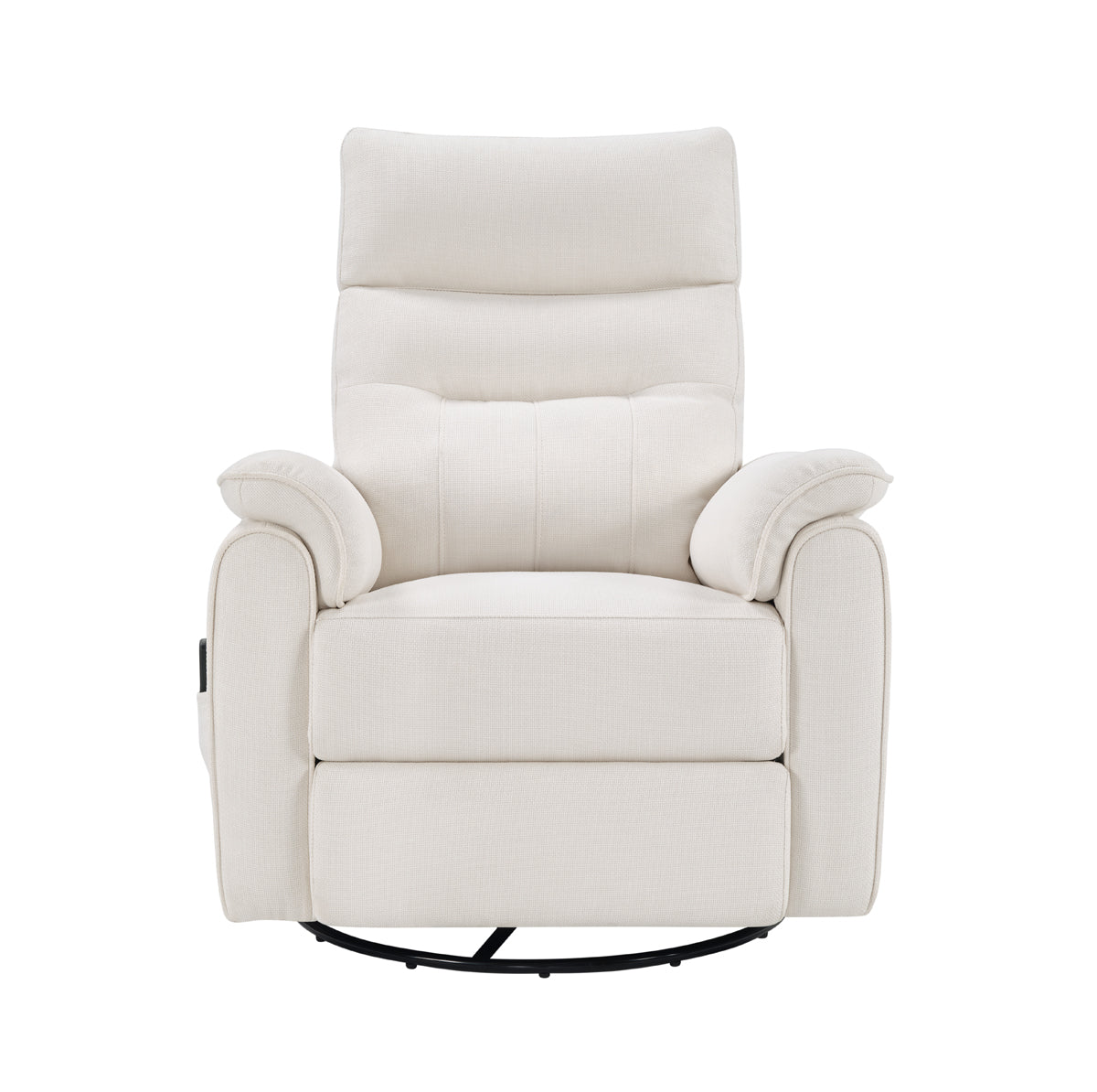 Harley Power Massage Swivel Glider Recliner Chair