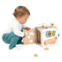 Janod Pure Large Multi-Activity Cube | Wooden Activity Cube for Toddlers