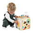 Janod Pure Large Multi-Activity Cube | Wooden Activity Cube for Toddlers