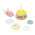 Janod Pure Stacking Sheep Zigolos | Wooden Stacking and Rocking Toy