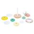 Janod Pure Stacking Sheep Zigolos | Wooden Stacking and Rocking Toy