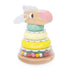 Janod Pure Stacking Sheep Zigolos | Wooden Stacking and Rocking Toy