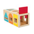 Janod Sensory Geometric Shape Box | Wooden Shape Sorter Toy