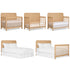Jordan 2-Piece Collection 5-in-1 Crib | Natural
