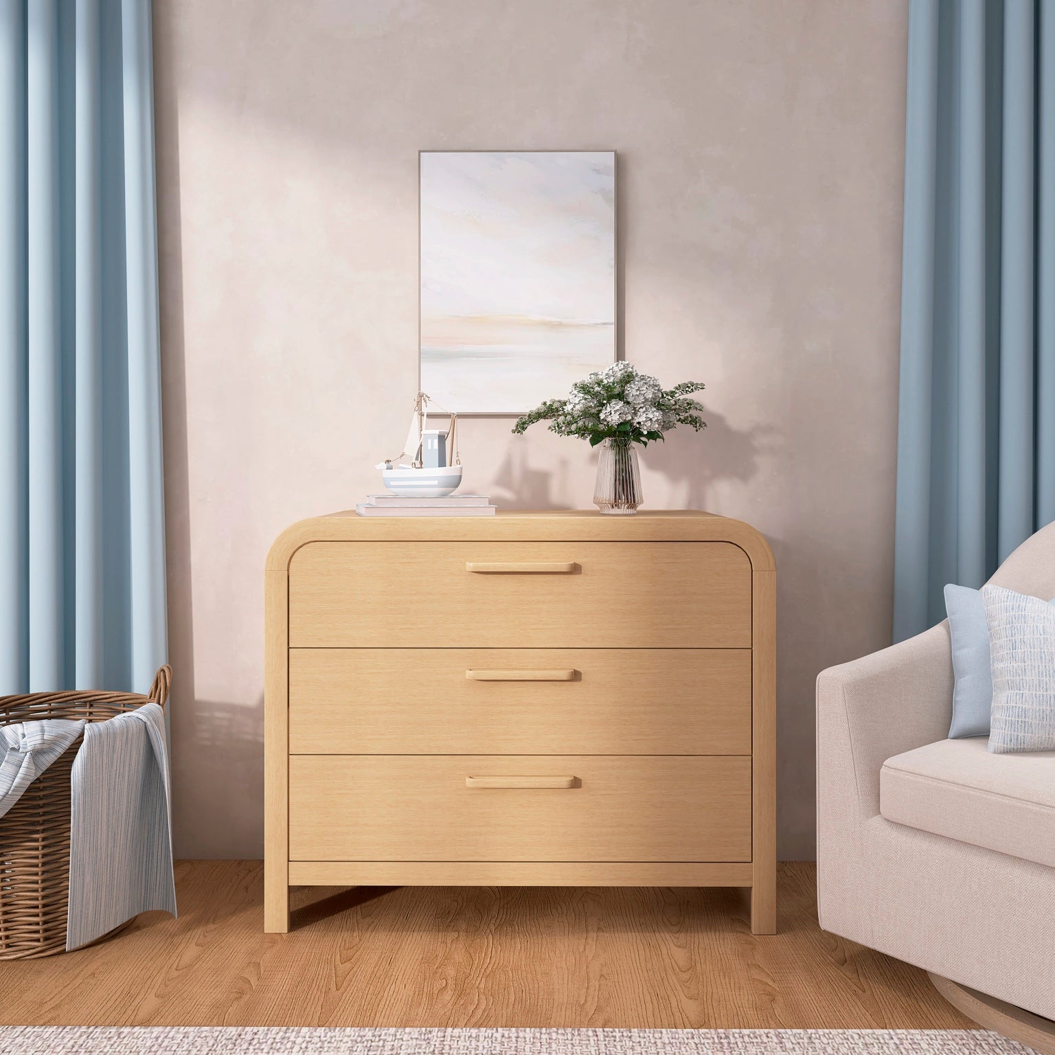 Jordan 2-Piece Collection 5-in-1 Crib | Natural