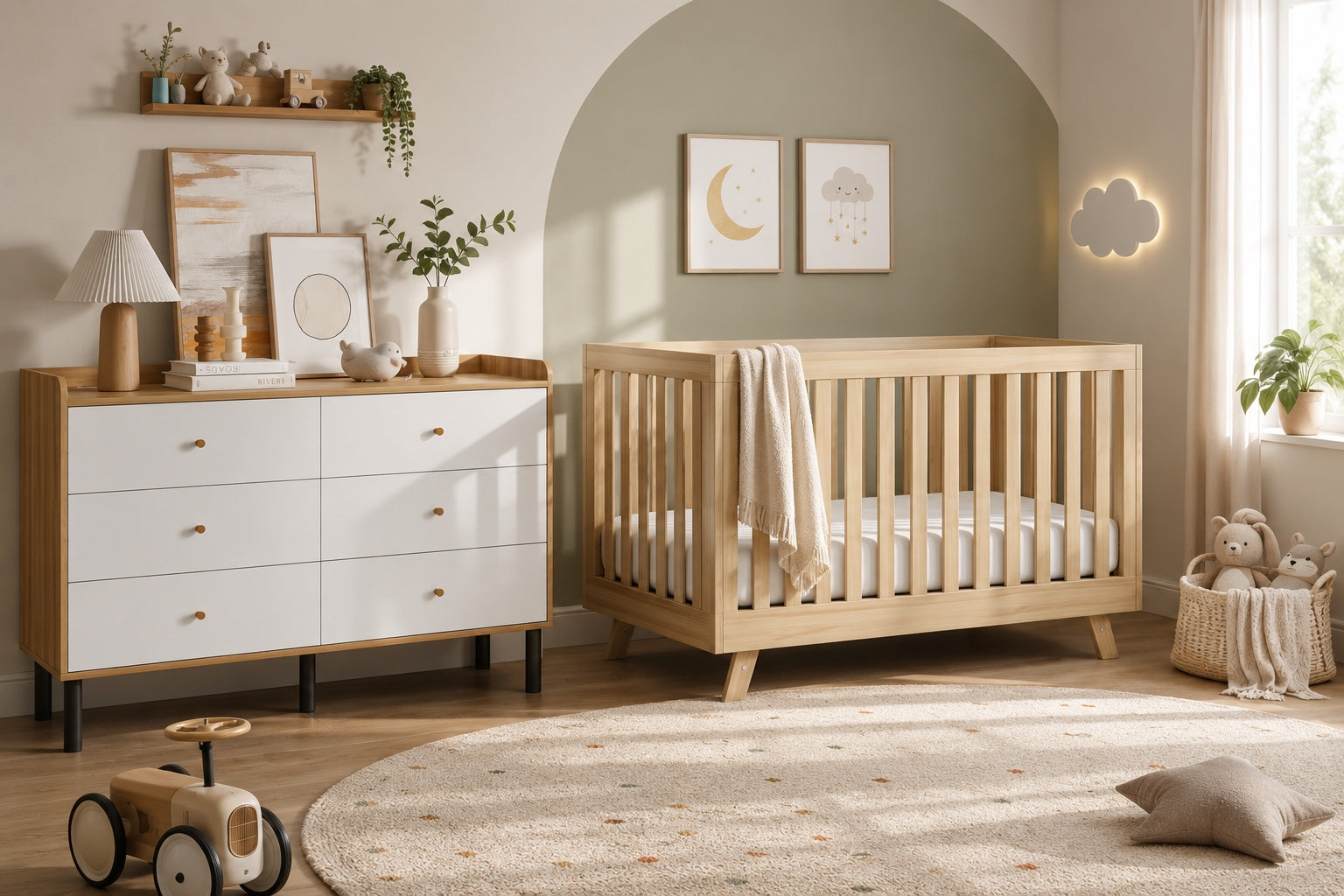 Karlie Collection Crib & Dresser Set