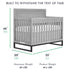 Kyo 5-in-1 Convertible Crib | Grey