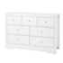 Nico Collection Convertible 4-in-1 Crib and Dresser | White